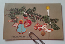 Ak Weihnachten Lebkuchen Anhänger Lebkuchen Engel M & B 1803 von 1914