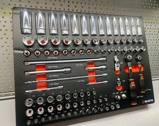 Würth Zebra Steckschlüsselsatz 91tlg 1/4+3/8 Werkstatt Schaumeinlage 0965905903