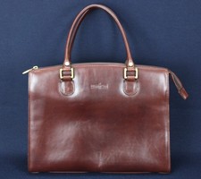 Gianni Conti Umhängetasche Classic Braun Damentasche Leder Ungetragen