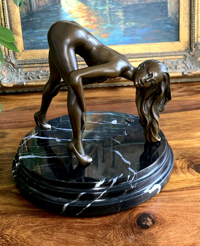 Bronzefigur jungfrau bronze - jungfrau,