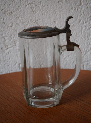Alter bierkrug glas mit - alter,