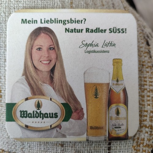 Schöner bierdeckel waldhaus - bierdeckel,