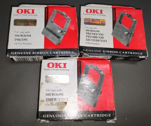 Original oki farbband set - 3x,