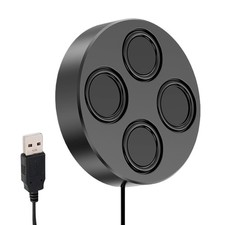 Magnetischer USB-Computerlautsprecher mit lautem Sound und Superbass für Deskto