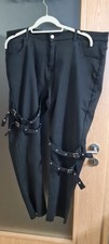 Damen Gothic Hose gefüttert Gr. 4 XL  * Neuwertig *