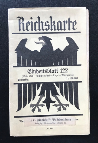 Reichskarte einheitsblatt 122 - einheitsblatt,