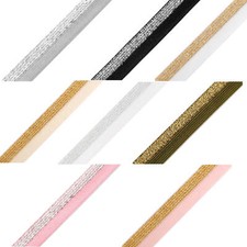 Faltgummi / Webband mit Lurex