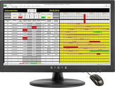 Belegungskalender für 1 bis 9