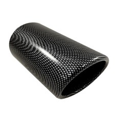 Auspuffblende Endrohr Carbon