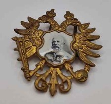 PATRIOTISCHES MEDALLION - KAISER FRANZ JOSEF / ÖSTERREICH ADLER - WK I - SELTEN