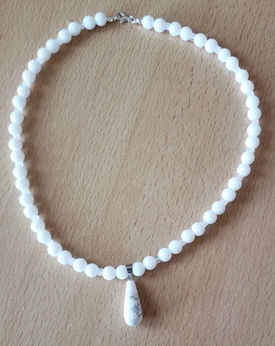 Kette perlenkette weißer - perlenkette,