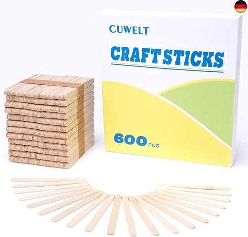 600 stück holzstäbchen - 600,