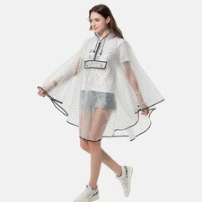 Regenponcho durchsichtig