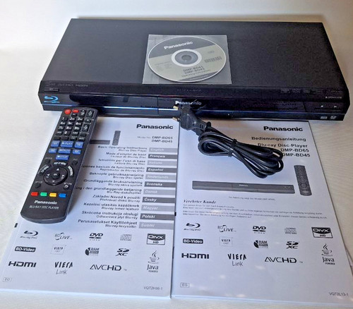 Panasonic dmp bd65 blu ray - panasonic, blu-ray