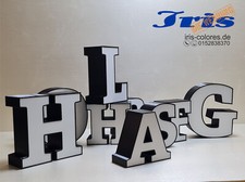 3D buchstaben leuchtend LED