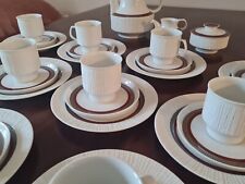 Kaffeeservice f.  10 Personen: Thomas "Arcta Platin Bordeaux"  Richard Schaller 