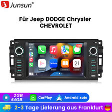 Autoradio Android 14 Für Jeep CHEVROLET DODGE Carplay GPS Navi WIFI SWC DAB+ 64G
