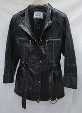 Ledermantel  schwarz XL GIANNI