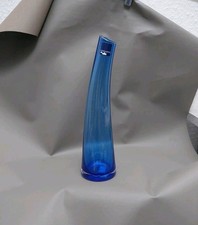 Leonardo Glasvase Vase Blau 25cm Glas Blumenvase Blauglas Schmal
