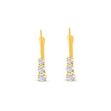 1/4 kt TW Drei Stein Diamant