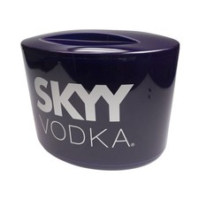 Skyy Vodka Flaschenkühler Eisbox mit Deckel Getränkekühler Eiswürfelbehälter