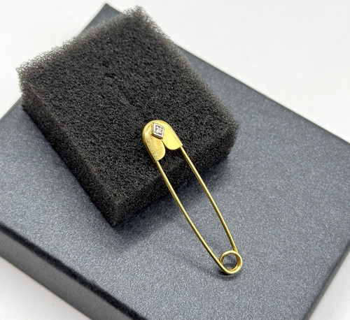 585 gold sicherheitsnadel - gold,