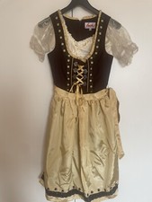 Fuchs Dirndl Gold braun