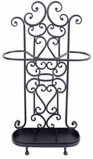 Vintage Schirmständer Schwarz Schirmhalter Landhausstil Regenschirmständer Eisen