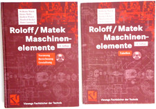 Maschinenelemente, Fachbuch u. Tabellen, Roloff / Matek, 14. Auflage 2000