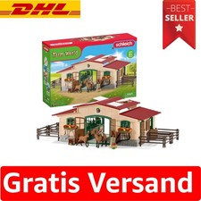 FARM WORLD Pferdestall Set mit