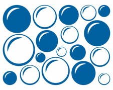 SEIFENBLASEN AUFKLEBER Deko