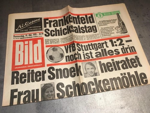 Bildzeitung 1978 oktober - 19.10.1978,
