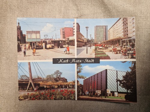 Karl marx stadt - karl, postkarte