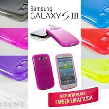 Handy Hülle für Samsung Galaxy S3 TPU Bumper Case Cover Schutz Silikon Hülle