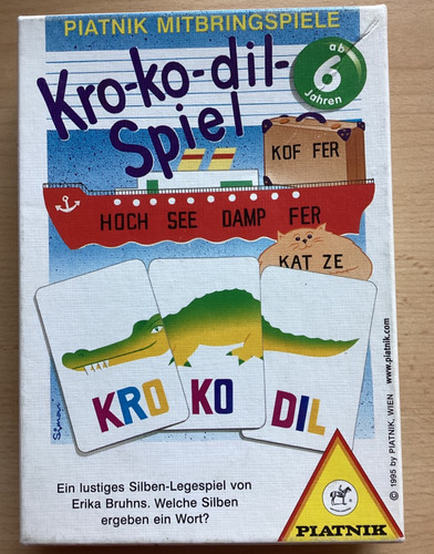 Silben legespiel krokodilspiel - silben-legespiel,
