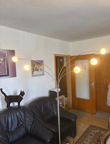 Nino bogen stehlampe flammig - bogen-stehlampe, 5-flammig