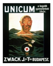 Vintage-Lik�r-Werbeplakat