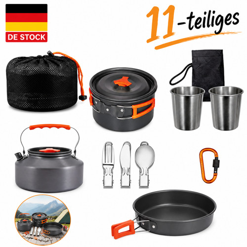 Camping geschirr set teilig - camping,