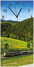 Wallario wanduhr eisenbahn - wanduhr,