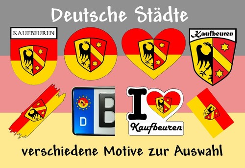 Aufkleber flagge wappen kfz - aufkleber-, flagge-wappen-kfz