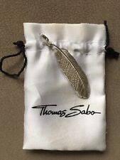 THOMAS SABO - Anhänger große Feder mit Zirkoniasteinen - Neuwertig - sehr rar!