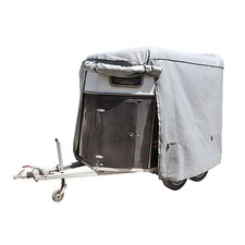Abdeckplane für Pferdeanhänger 3,5 x 1,8 x 2,2m Haube Pferde Anhänger