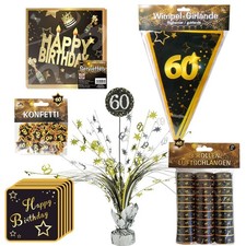 Deko 60. Geburtstag Set 60
