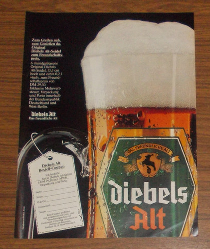 Seltene werbung diebels alt - seltene,