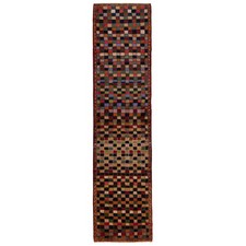 Gabbeh 357x87 cm Handgeknüpfter Perserteppich Orient Wolle Carpet Läufer