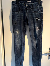 TREDY Jeans, Mega ausgefallen, 40 - 42 tolle Details, stretchig, HINGUCKER