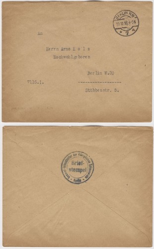 Portofreier brief königl - dr,