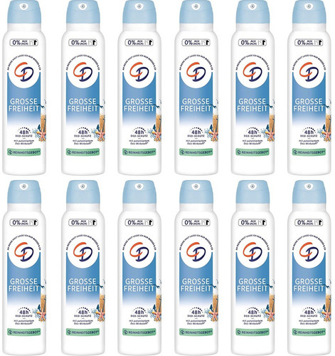 12x deodorant spray große - cd,