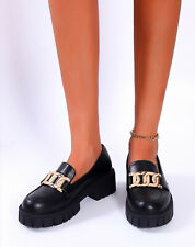 Damen Plateau Halbschuhe