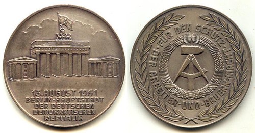 Große ddr medaille - ddr,